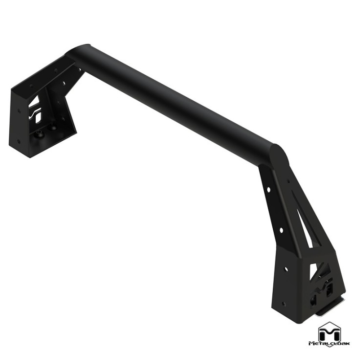 Bull Bar poprzeczka przednia do zderzaka Frame-Built stal 3/16 cala rura 2 cale Jeep Wrangler JK JL Gladiator JT MetalCloak