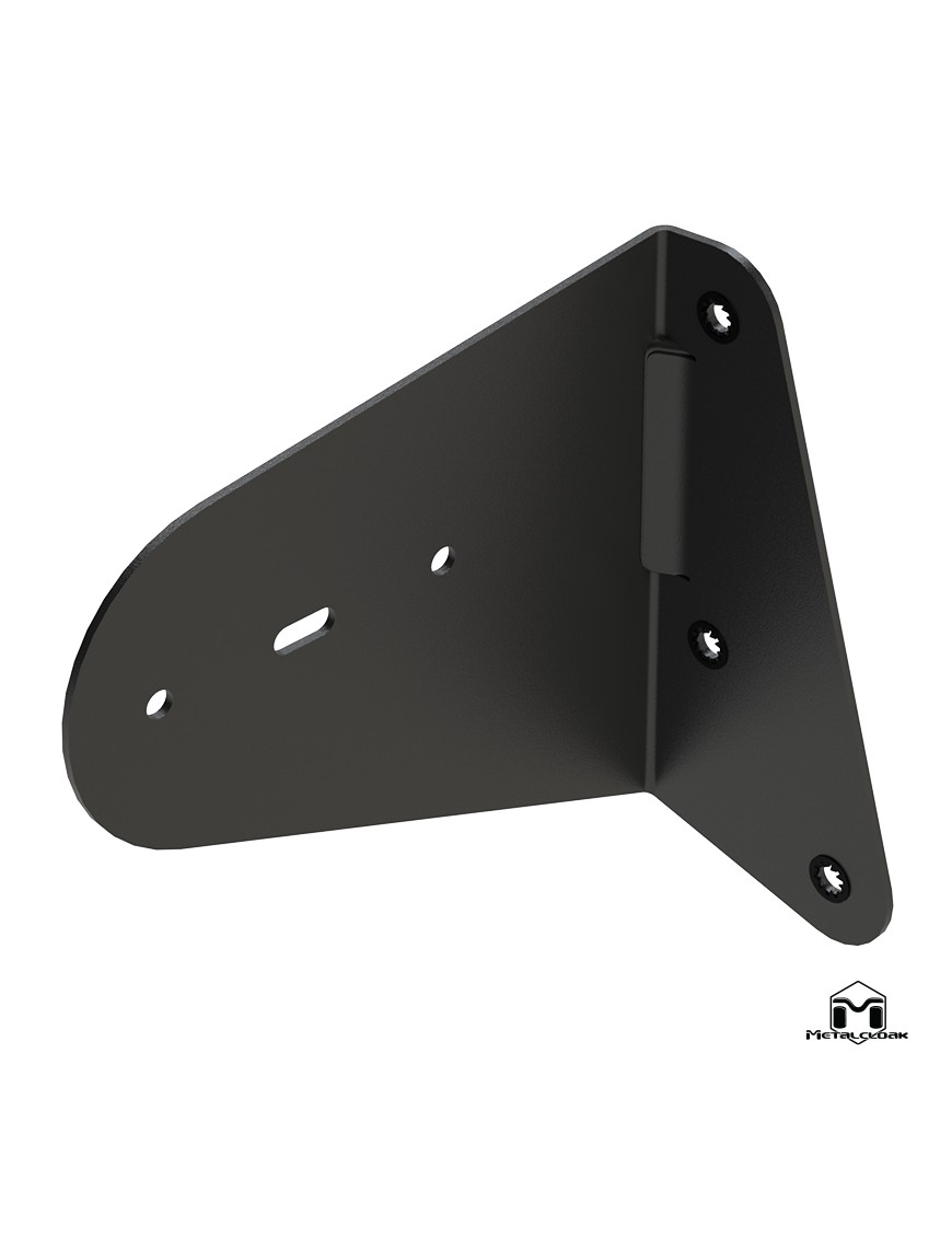 Mocowanie kanistra RotoPax do nosnika SportGate stal 1/8 cala Jeep Wrangler JK MetalCloak