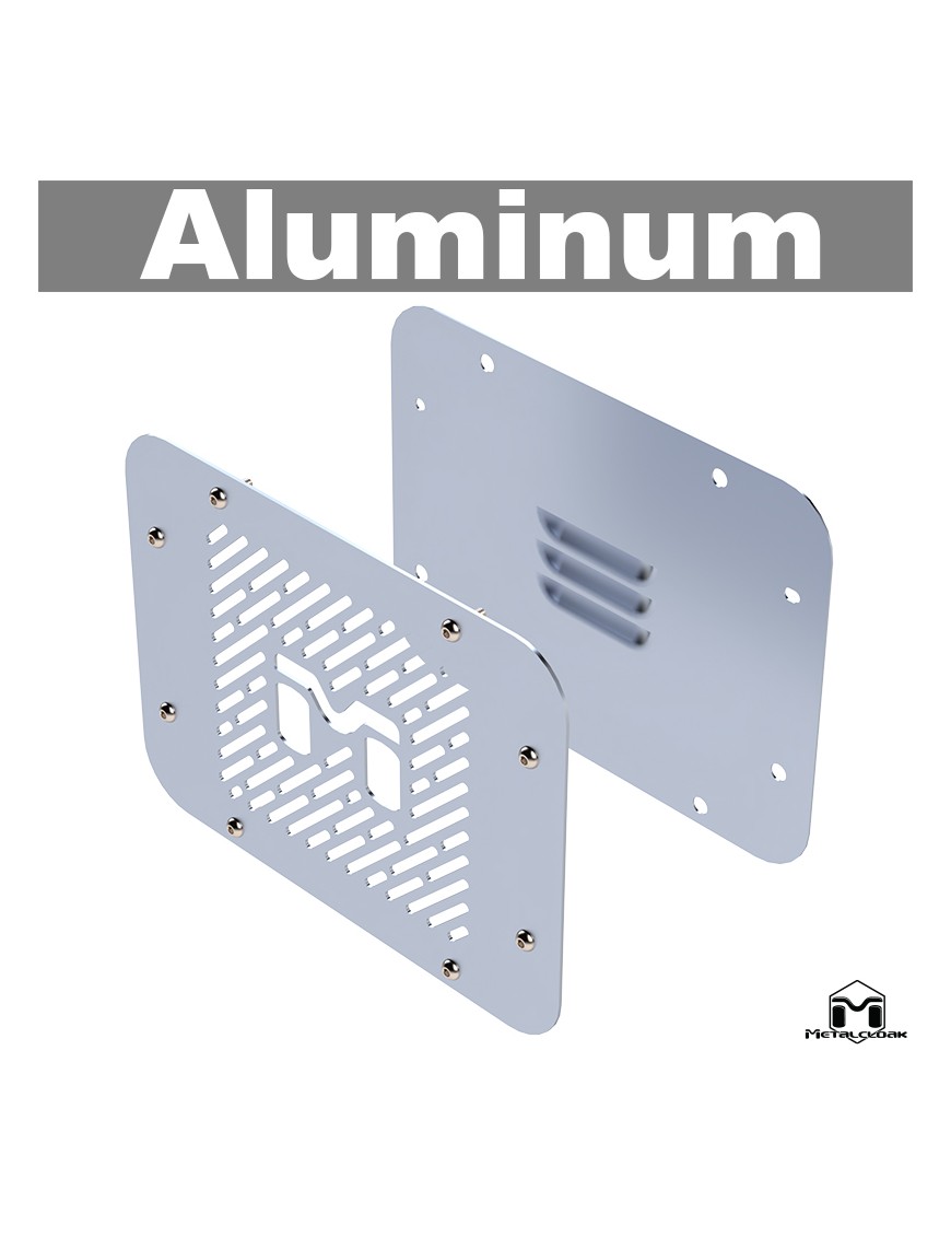 Plyta wykonczeniowa klapy tylu po demontazu fabrycznego nosnika kola aluminium Jeep Wrangler JK MetalCloak