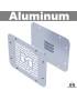 Plyta wykonczeniowa klapy tylu po demontazu fabrycznego nosnika kola aluminium Jeep Wrangler JK MetalCloak