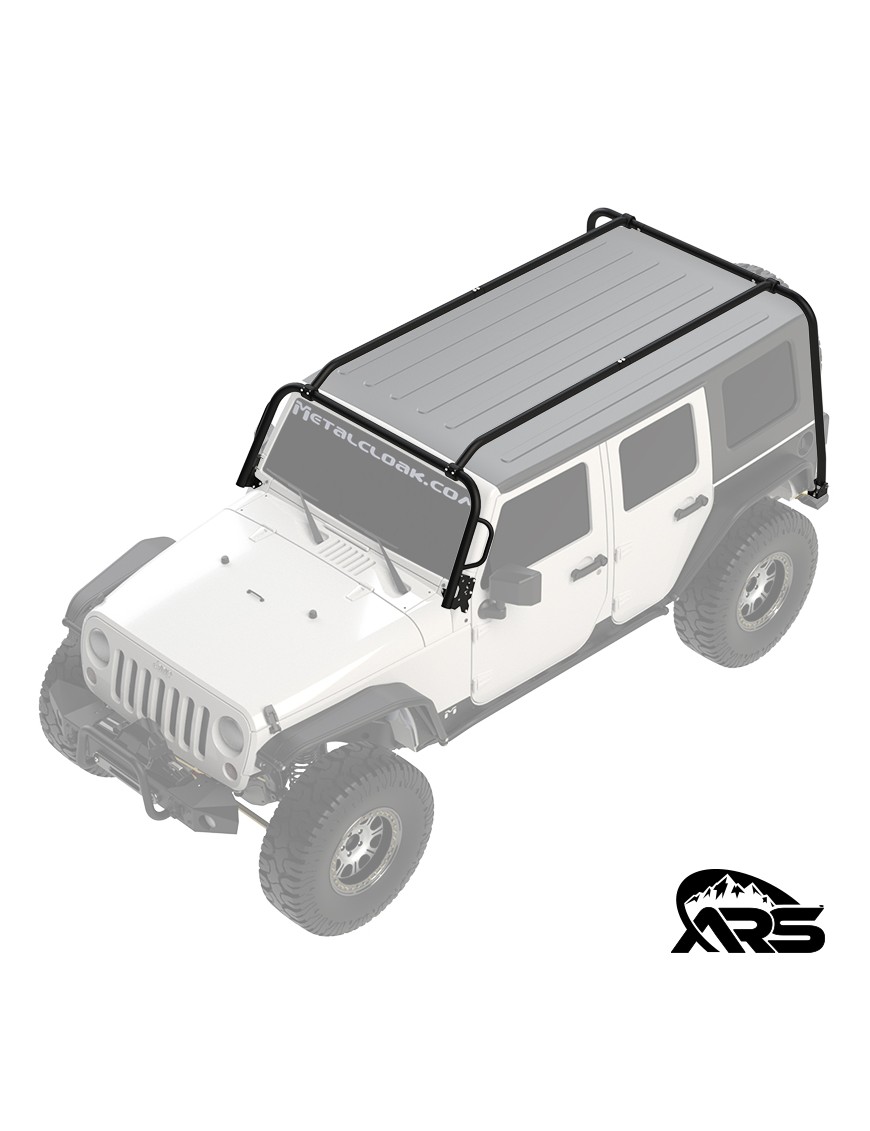 Rocklander kompletny system bagaznika dachowego stal 2 cale Jeep Wrangler JK Unlimited 4-drzwiowy MetalCloak ARS