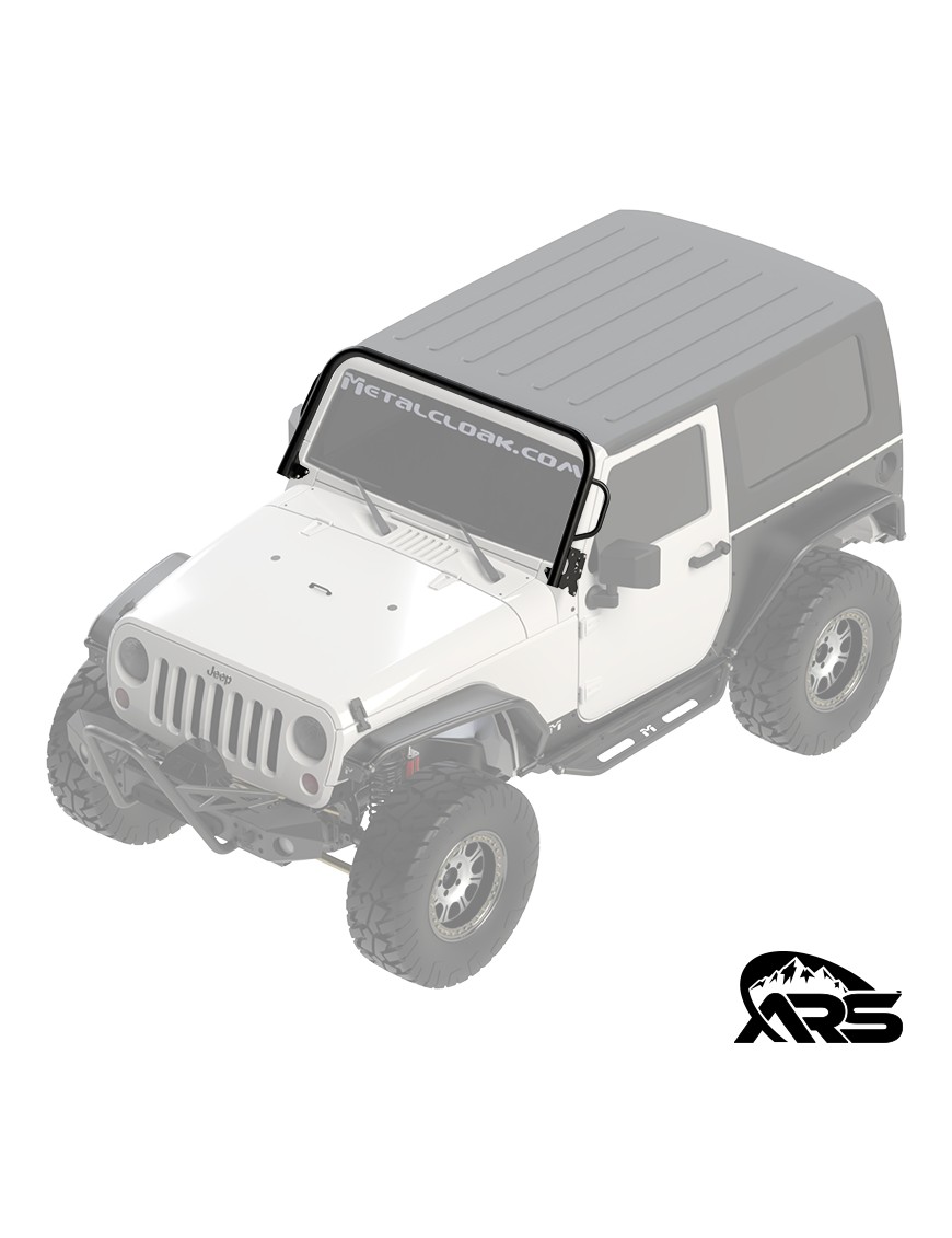 Rocklander kablak przedni bagaznika rura stalowa 2 cale Jeep Wrangler JK MetalCloak ARS