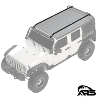 Rocklander belki dachowe bagaznika rura stalowa 2 cale Jeep Wrangler JK Unlimited 4-drzwiowy MetalCloak ARS