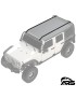 Rocklander belki dachowe bagaznika rura stalowa 2 cale Jeep Wrangler JK Unlimited 4-drzwiowy MetalCloak ARS