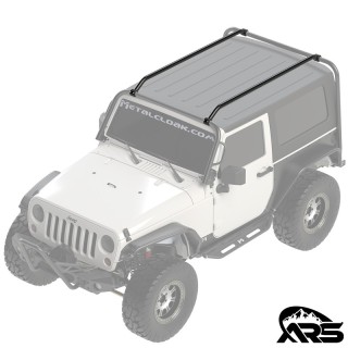 Rocklander belki dachowe bagaznika rura stalowa 2 cale Jeep Wrangler JK 2-drzwiowy i Gladiator JT MetalCloak ARS
