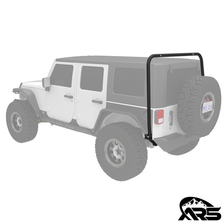 Rocklander kablak tylny bagaznika rura stalowa 2 cale Jeep Wrangler JK MetalCloak ARS