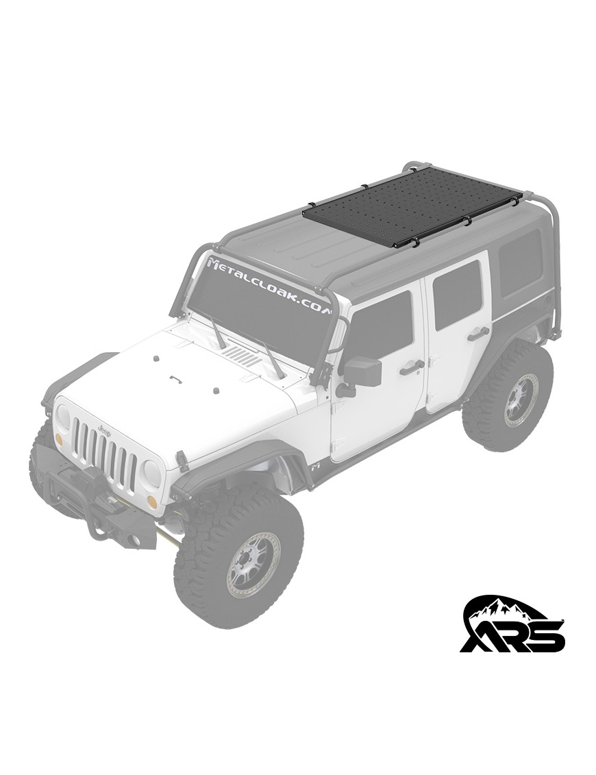Mod-Rack Stealth aluminiowa platforma bagazowa do belek Rocklander Jeep Wrangler JK JL Gladiator JT MetalCloak ARS