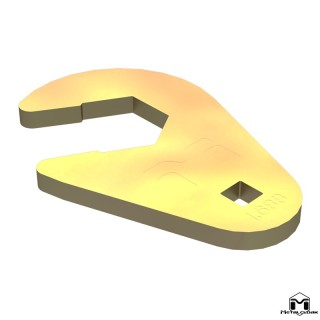 Klucz crow foot 1 11/16" do nakretek kontrujacych wahaczy Duroflex gold zinc MetalCloak