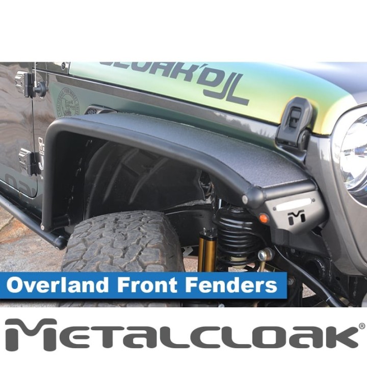 Nadkola rurowe przednie Overland, stal, JL/JT METALCLOAK - ujęcie 5