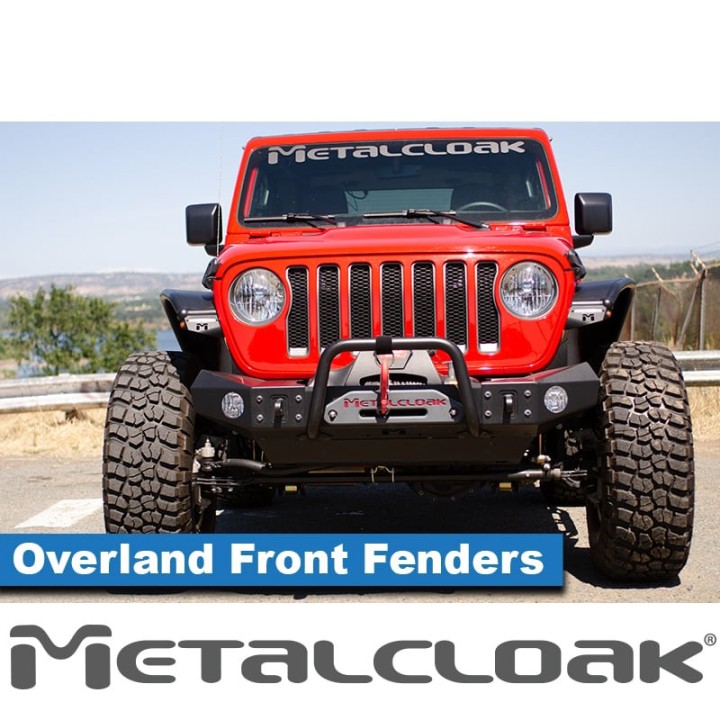 Nadkola rurowe przednie Overland, stal, JL/JT METALCLOAK - ujęcie 6
