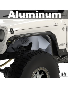 Nadkola rurowe przednie Overland, ALUMINIUM, JL/JT