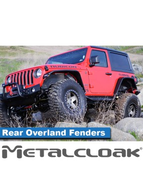 Nadkola rurowe tylne Overland, stal, JL Wrangler