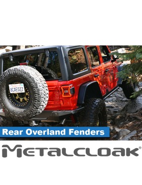Nadkola rurowe tylne Overland, stal, JL Wrangler