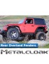 Nadkola rurowe tylne Overland, stal, JL Wrangler