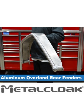 Nadkola rurowe tylne Overland, ALUMINIUM, JL Wrangler
