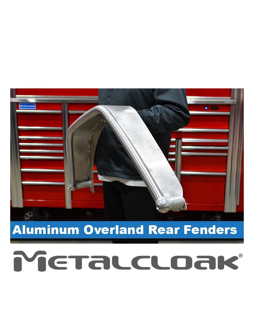 Nadkola rurowe tylne Overland, ALUMINIUM, JL Wrangler