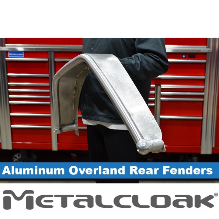 Nadkola rurowe tylne Overland, ALUMINIUM, JL Wrangler METALCLOAK - ujęcie 3