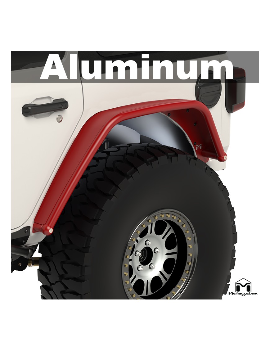 Nadkola rurowe tylne Overland, ALUMINIUM, JL Wrangler