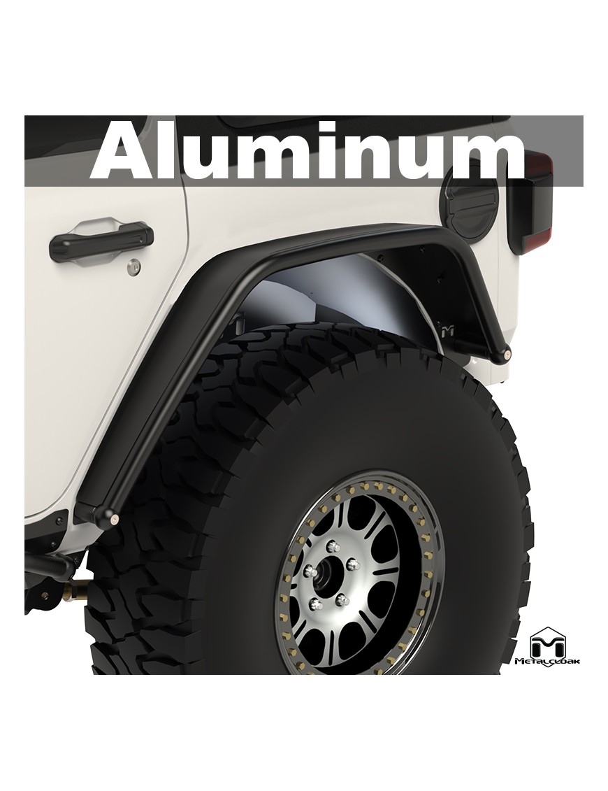 Nadkola rurowe tylne Overland, ALUMINIUM, JL Wrangler