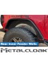 Aluminiowe nadkola wewnetrzne tylne, komplet, JL Wrangler