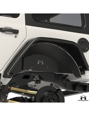 Aluminiowe nadkola wewnetrzne tylne, komplet, JL Wrangler