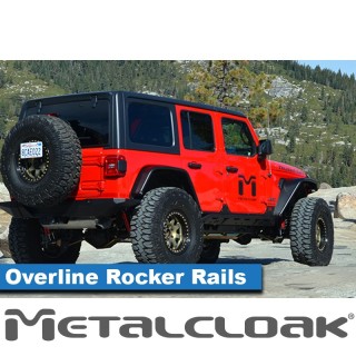 Progi rurowe Overline, para, JL 4D METALCLOAK - ujęcie 2