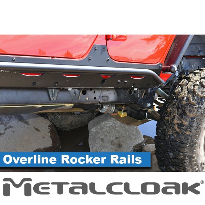 Progi rurowe Overline, para, JL 4D METALCLOAK - ujęcie 4