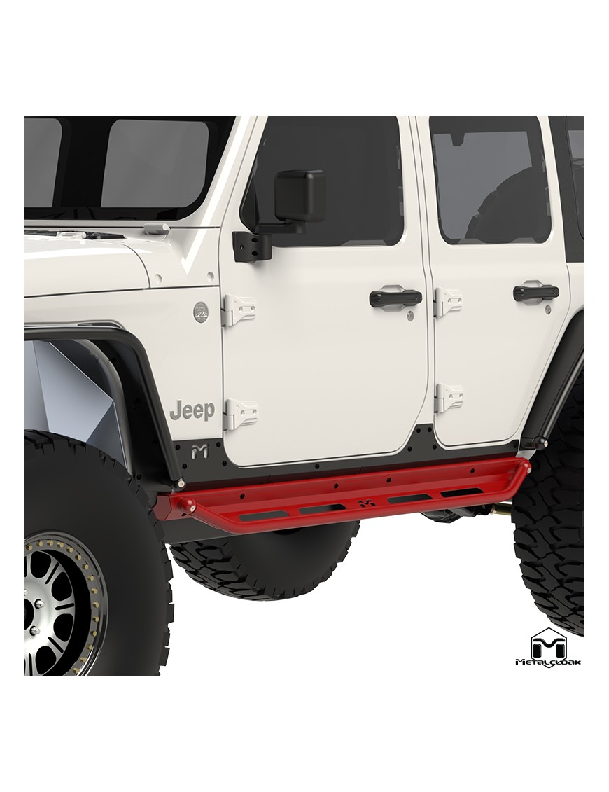 Komplet baza progowa + stopnie Flip Step Overland, JL 4D