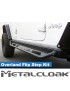 Komplet baza progowa + stopnie Flip Step Overland, JL 4D