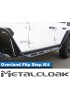 Komplet baza progowa + stopnie Flip Step Overland, JL 4D