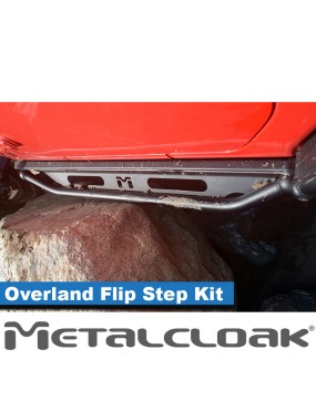 Komplet baza progowa + stopnie Flip Step Overland, JL 2D