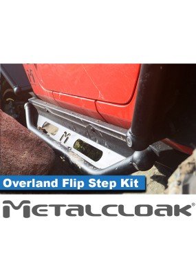 Komplet baza progowa + stopnie Flip Step Overland, JL 2D