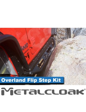 Komplet baza progowa + stopnie Flip Step Overland, JL 2D
