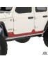 Nakladki progowe ExoSkin aluminiowe, para, JL 4D