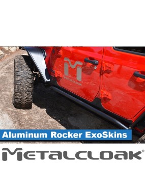 Nakladki progowe ExoSkin aluminiowe klejone, bez wiercenia, JL 4D / JT