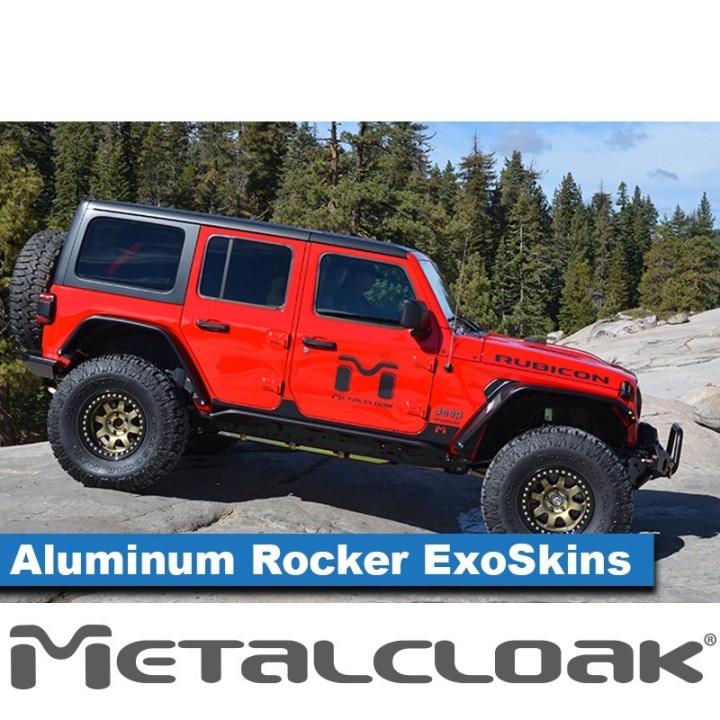 Nakladki progowe ExoSkin aluminiowe klejone, bez wiercenia, JL 4D / JT METALCLOAK - ujęcie 4