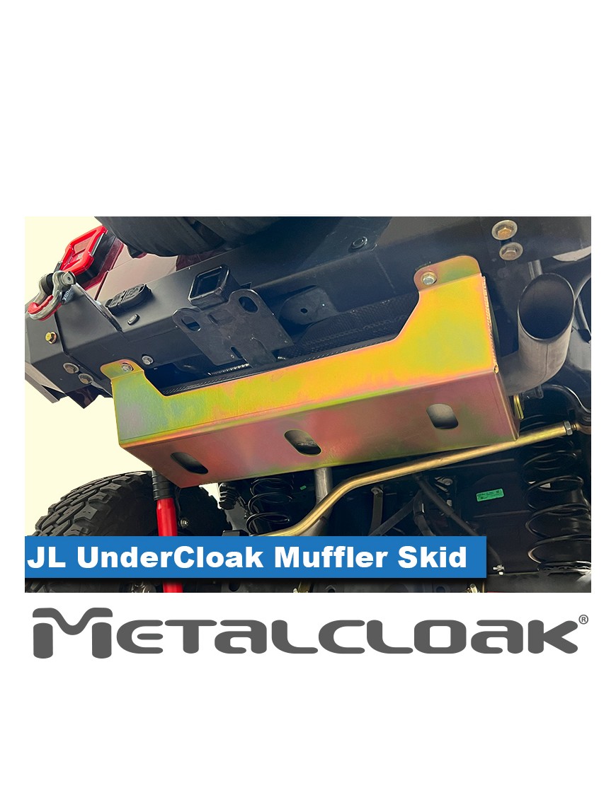 Oslona tlumika UnderCloak, JL Wrangler 3.6L / 2.0L / 4xe