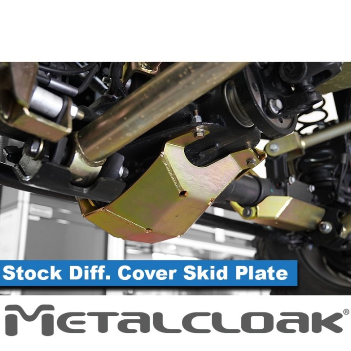 Plyta slizgowa na fabryczna pokrywe dyferencjalu przedniego, JL/JT Rubicon METALCLOAK - ujęcie 5