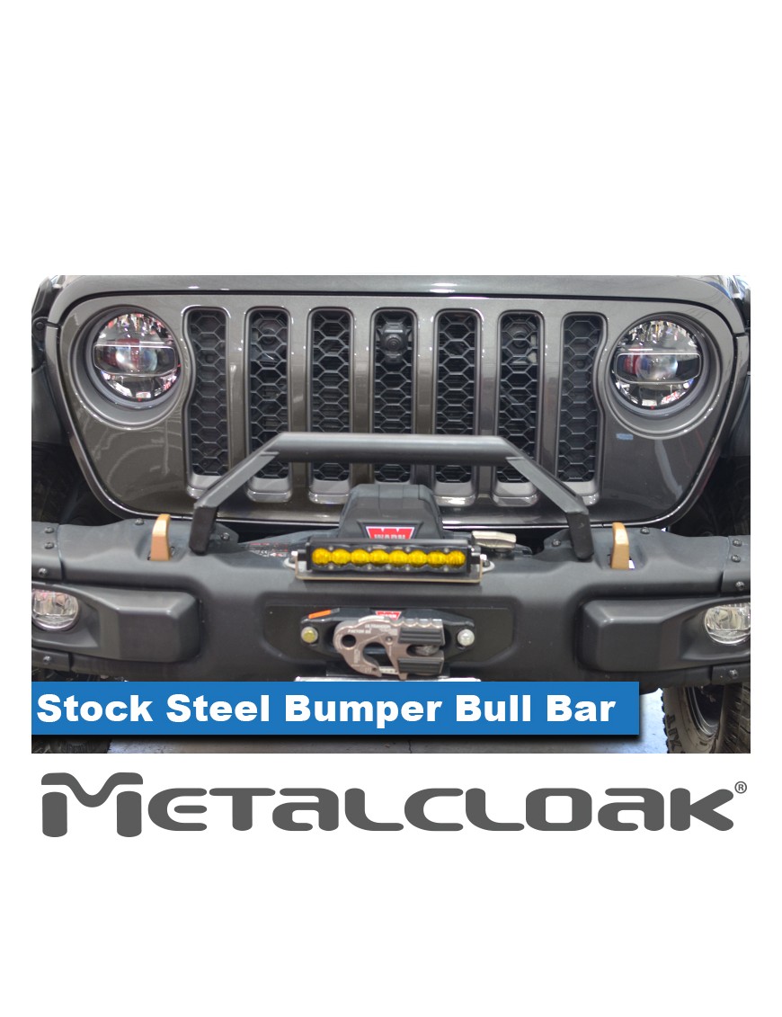 Bull Bar do fabrycznego zderzaka stalowego, JL/JT