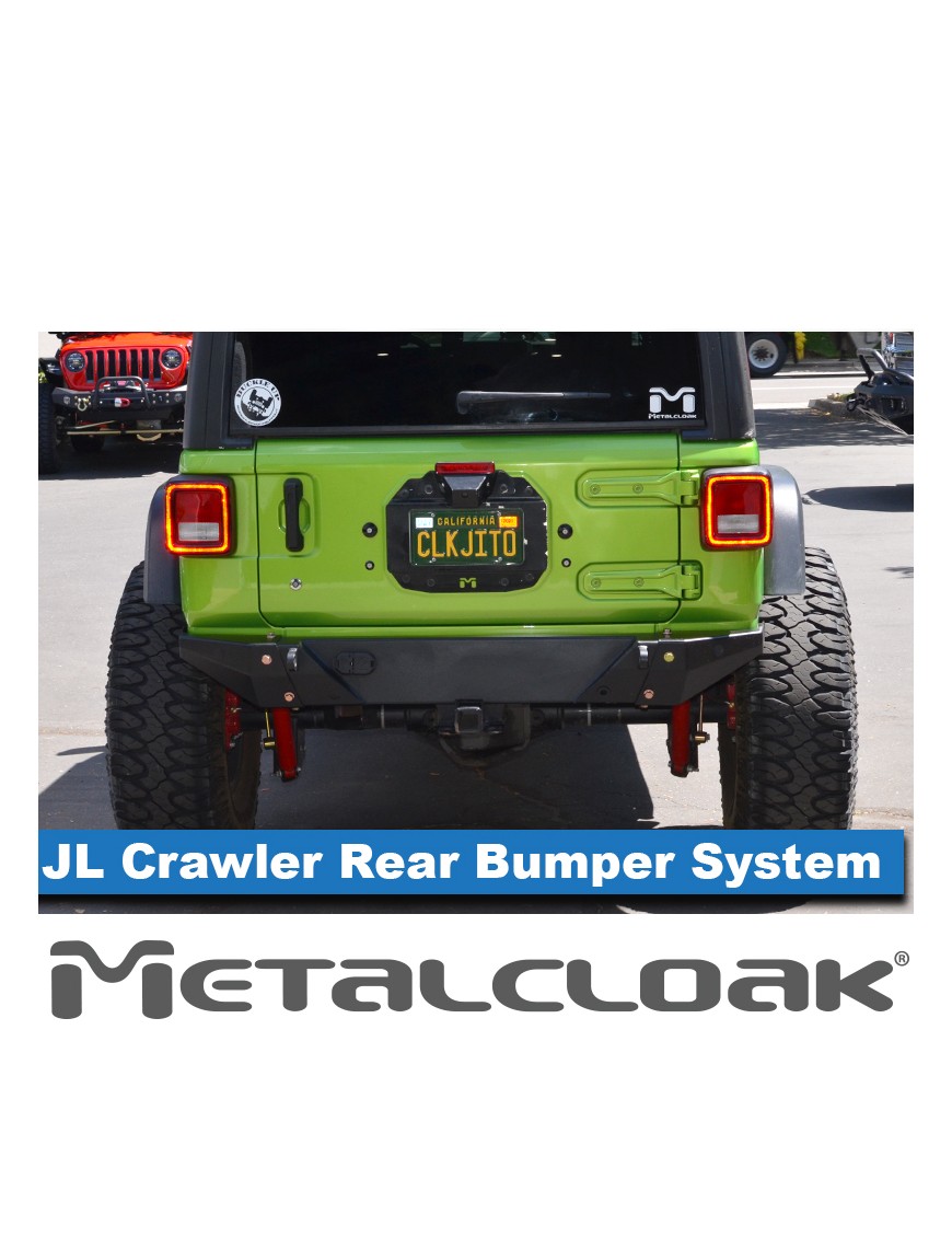 Zderzak tylny Crawler waski, JL Wrangler