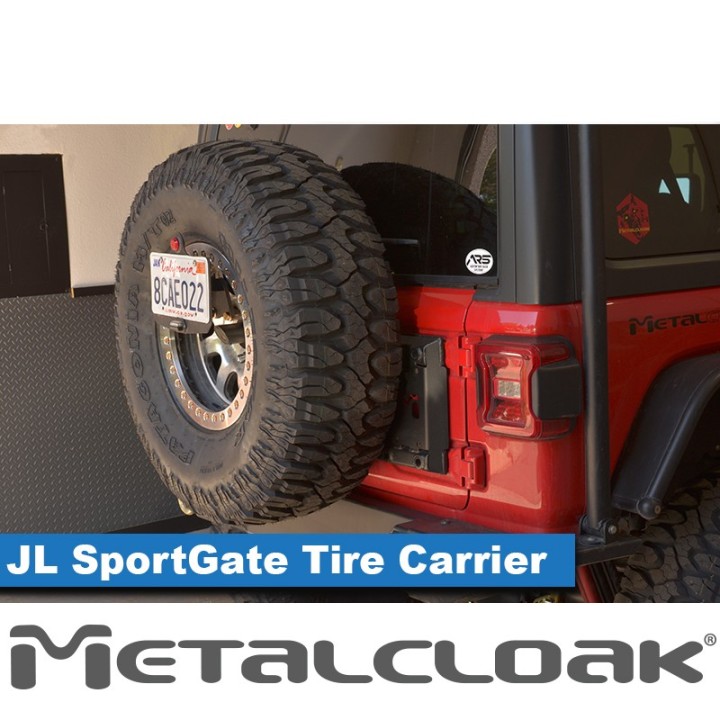 Nosnik kola zapasowego SportGate Casual Duty, JL Wrangler METALCLOAK - ujęcie 5