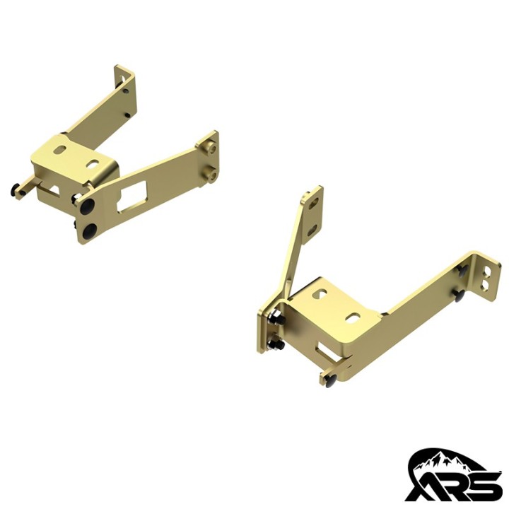 Wzmocnienia fabrycznego zderzaka tylnego, para, JL Wrangler METALCLOAK
