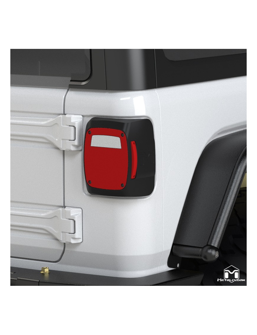 Lampy tylne LED Lo-Profile w obudowie ASA, JL Wrangler