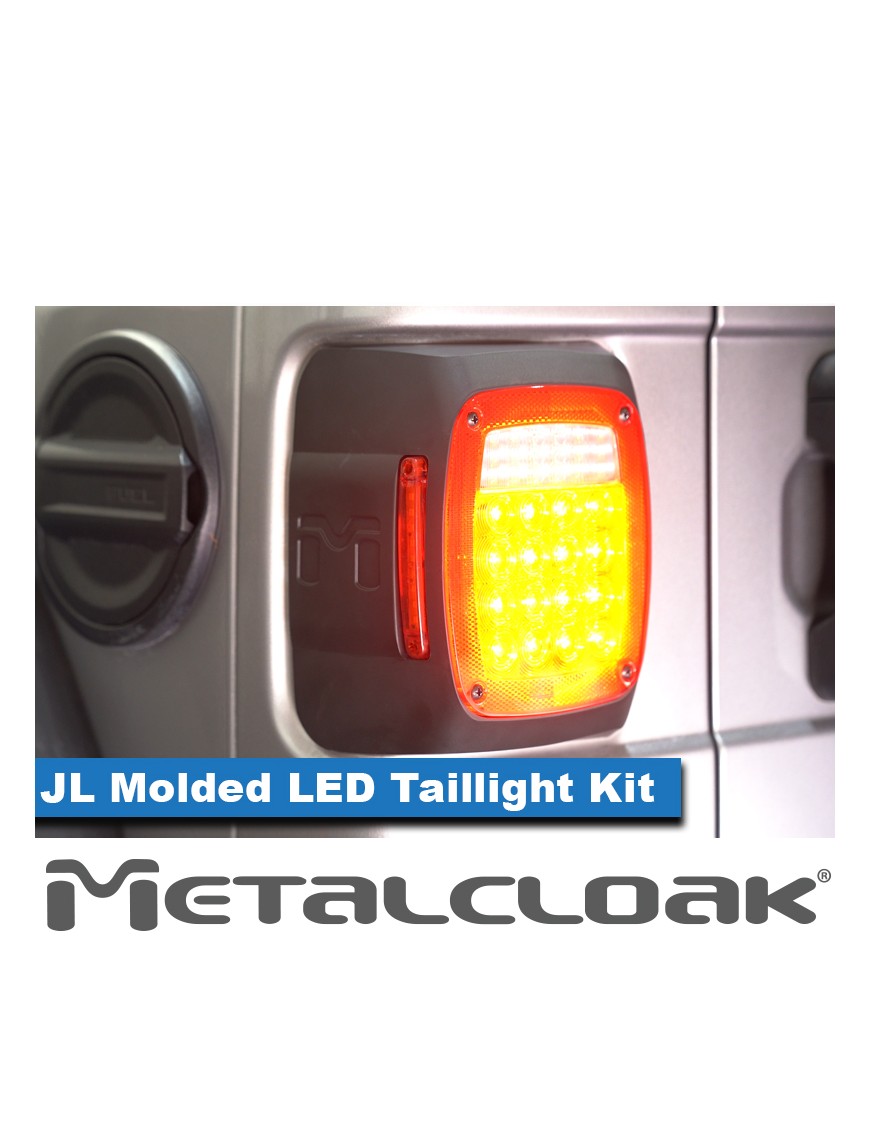 Lampy tylne LED Lo-Profile w obudowie ASA, JL Wrangler