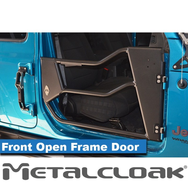 Drzwi rurowe Open Frame aluminiowe, przod, para, JL/JT METALCLOAK - ujęcie 3