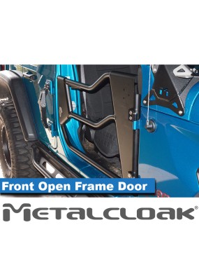 Drzwi rurowe Open Frame aluminiowe, przod, para, JL/JT
