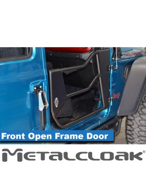 Drzwi rurowe Open Frame aluminiowe, przod, para, JL/JT