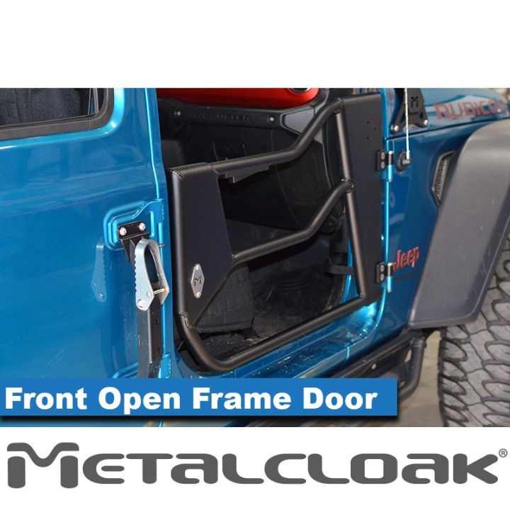Drzwi rurowe Open Frame aluminiowe, przod, para, JL/JT METALCLOAK - ujęcie 5