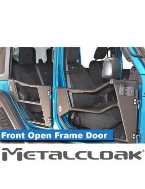Drzwi rurowe Open Frame aluminiowe, przod, para, JL/JT