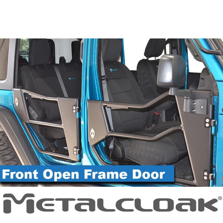 Drzwi rurowe Open Frame aluminiowe, przod, para, JL/JT METALCLOAK - ujęcie 6